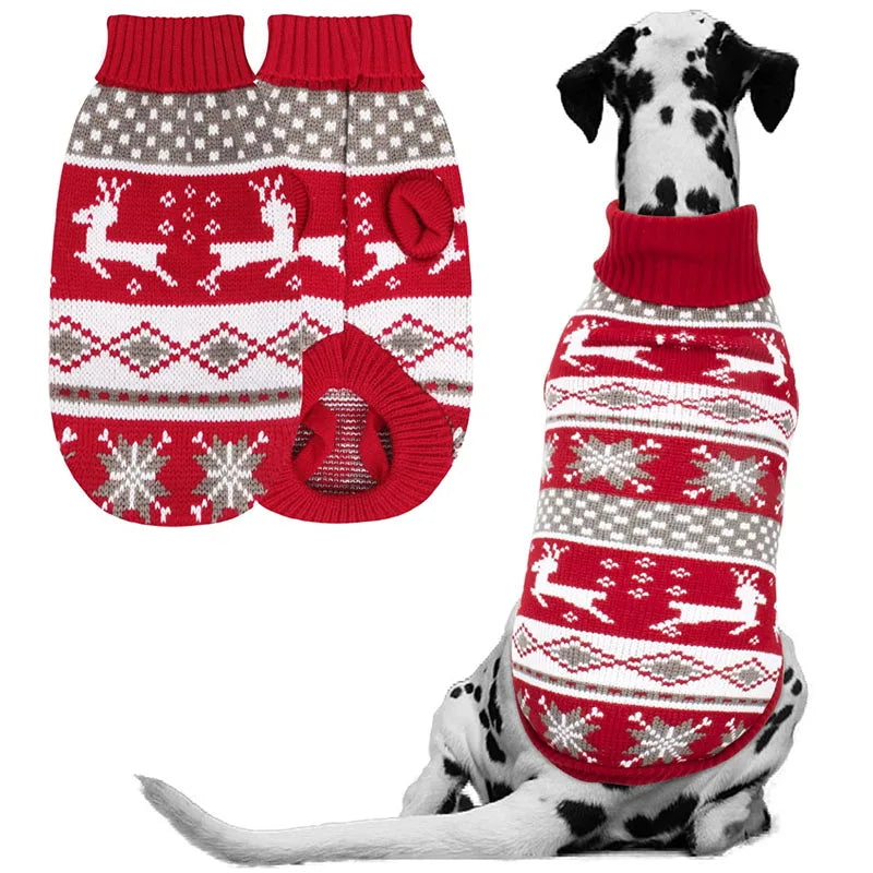Christmas Dog Sweater (Small, Medium & Large Breeds)