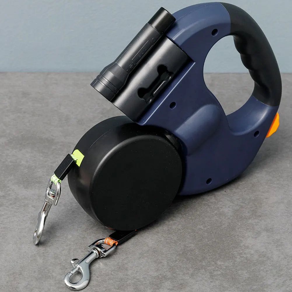 Double Retractable Dog Leash