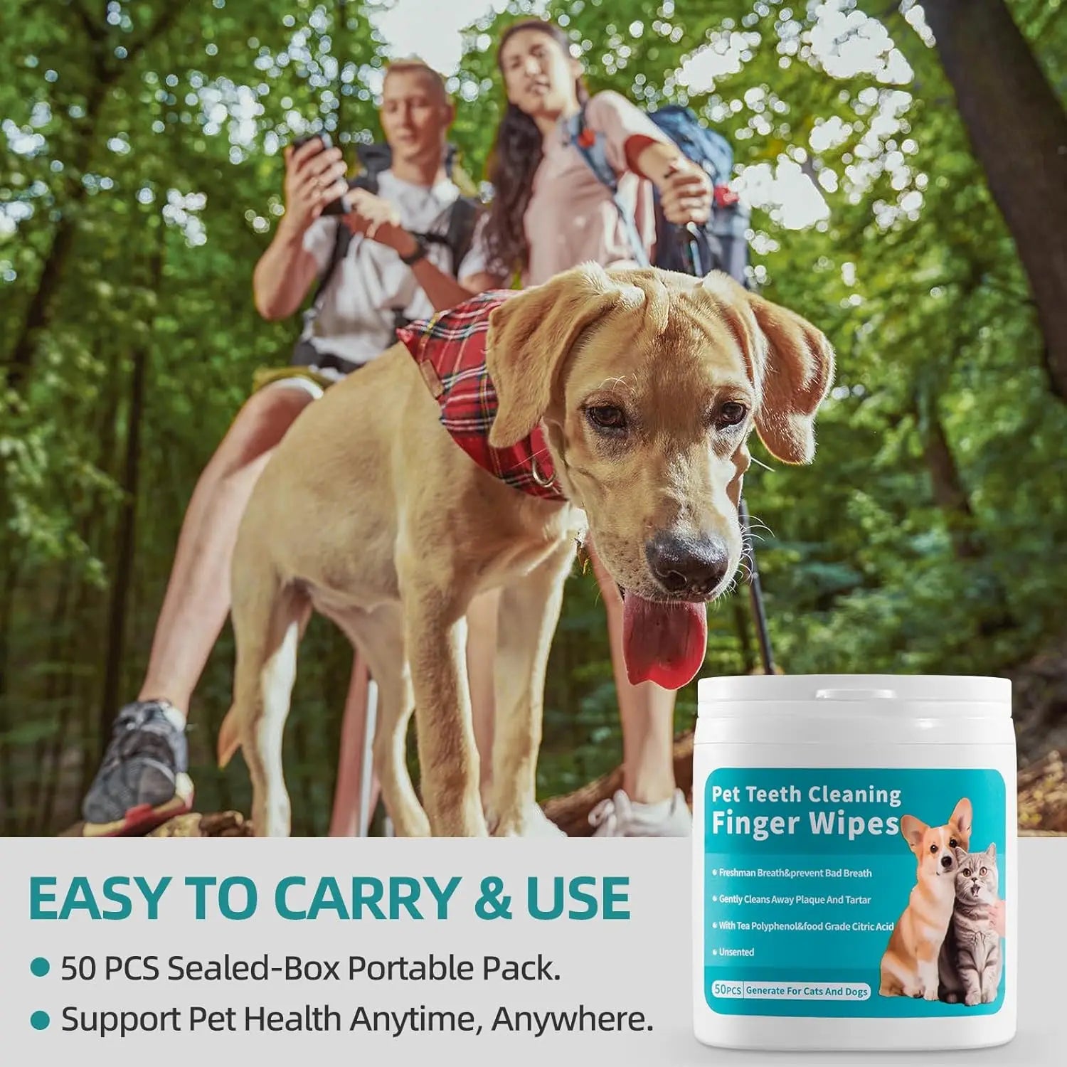 Dogs & Cats Teeth Cleaning Wipes