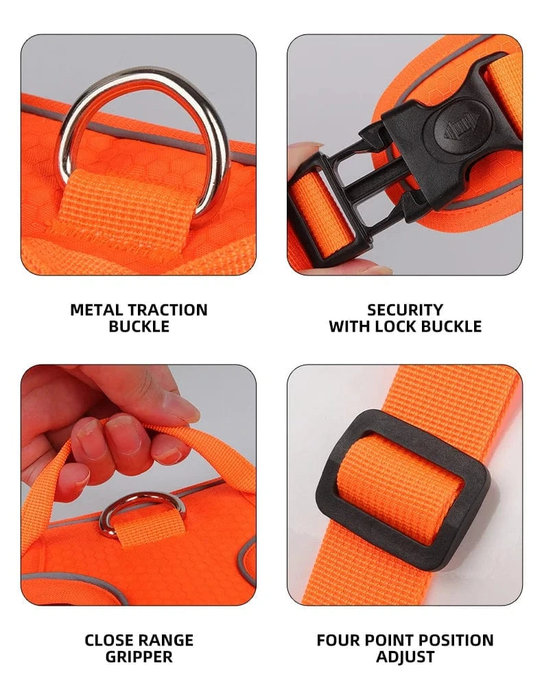 No Pull Reflect Harness - Furry Tail Finds