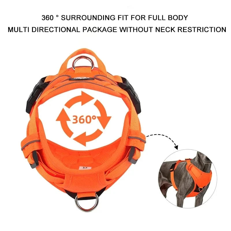 No Pull Reflect Harness - Furry Tail Finds