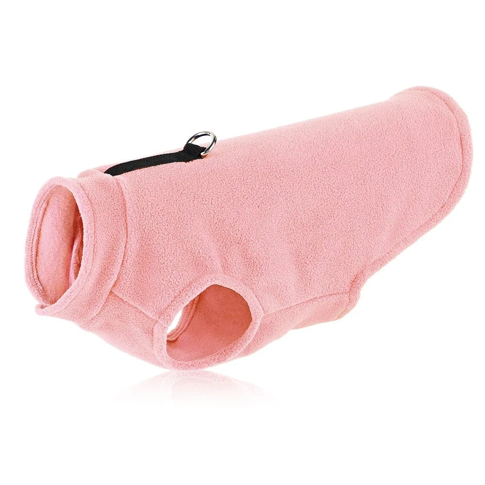 Fetch Frontier Pink / M Soft Small Dog Clothes Vest Winter Pet Clothes Warm Fleece Puppy Cat Clothing Jacket French Bulldog Coat for Small Medium Dogs