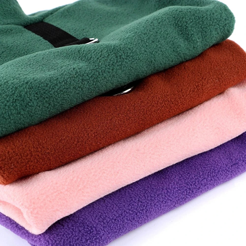 Fetch Frontier Soft Small Dog Clothes Vest Winter Pet Clothes Warm Fleece Puppy Cat Clothing Jacket French Bulldog Coat for Small Medium Dogs