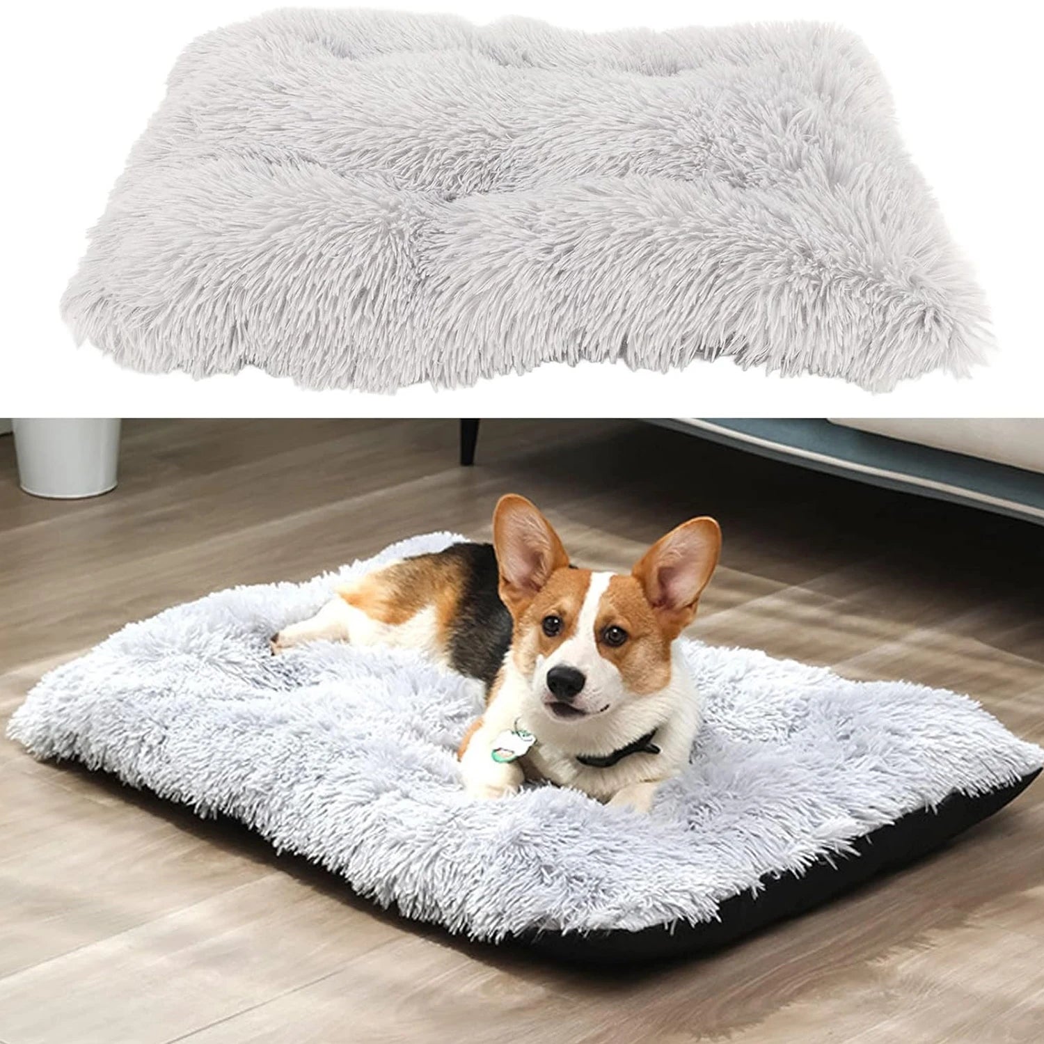 Cosy Grey Dog Bed