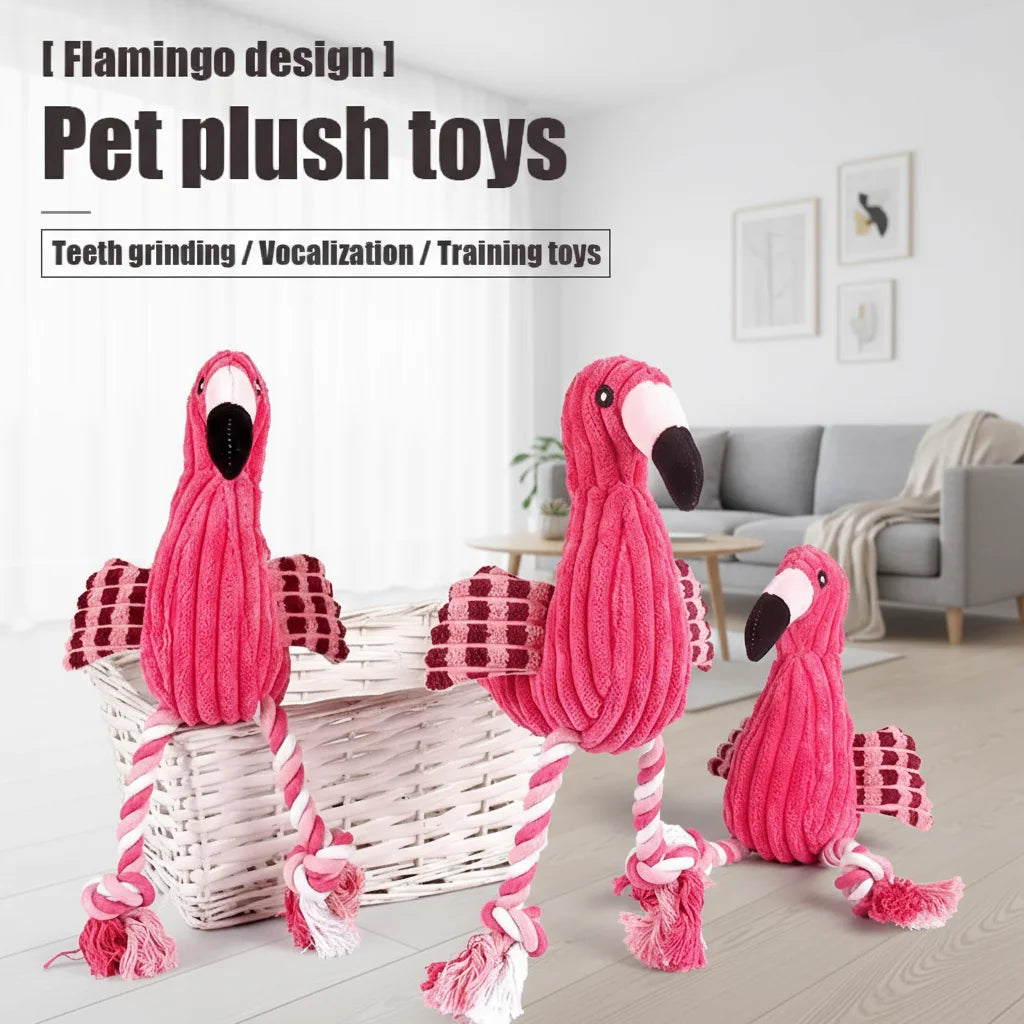 Flamingo Chew Toy