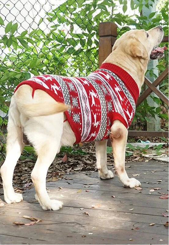 Christmas Dog Sweater (Small, Medium & Large Breeds)