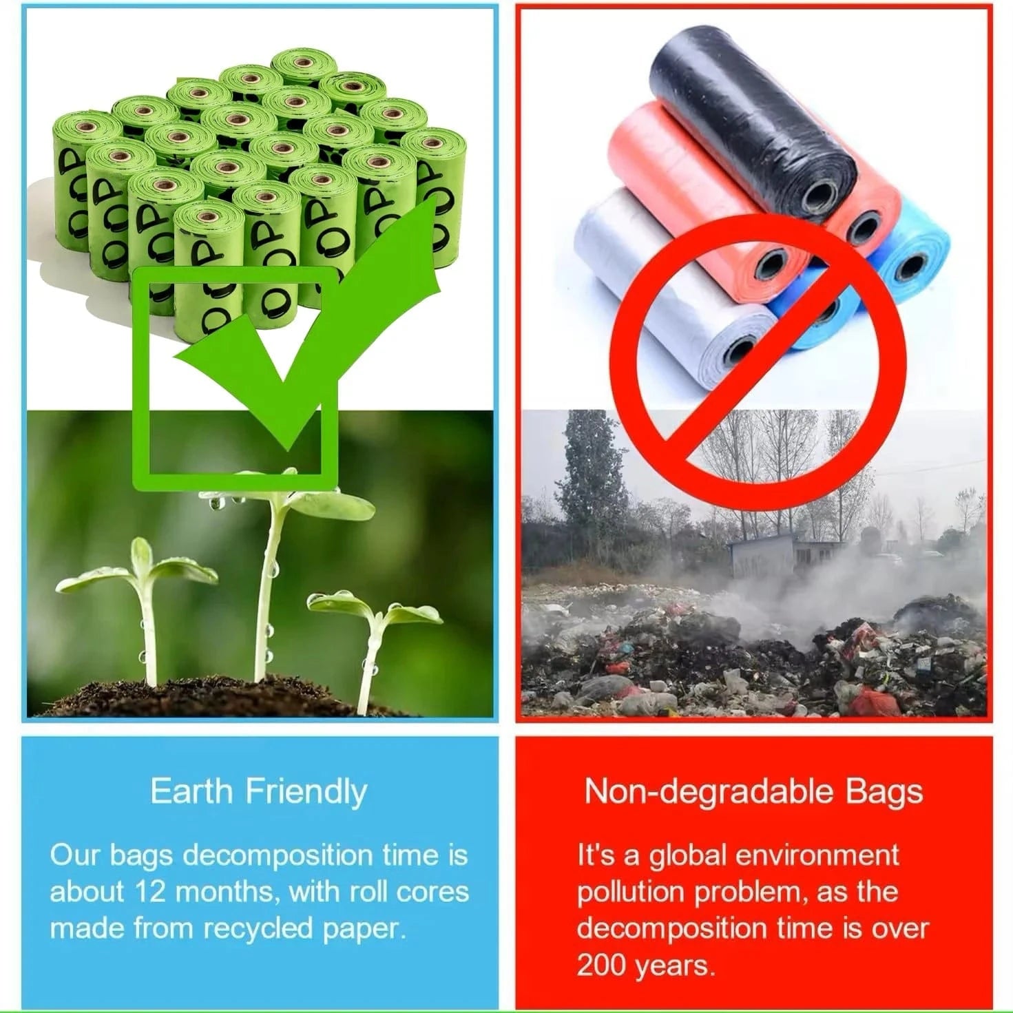 Pet Biodegradable Mess Bags - Furry Tail Finds