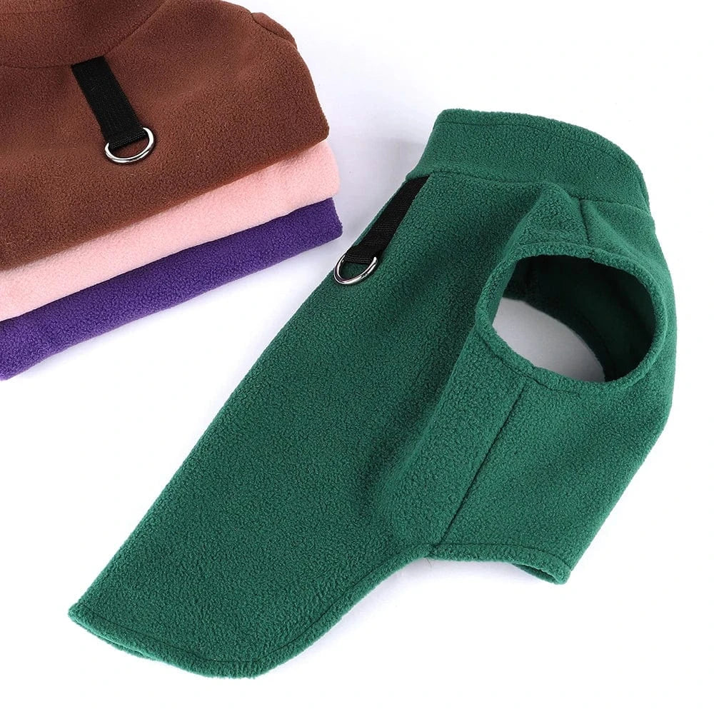 Fetch Frontier Soft Small Dog Clothes Vest Winter Pet Clothes Warm Fleece Puppy Cat Clothing Jacket French Bulldog Coat for Small Medium Dogs