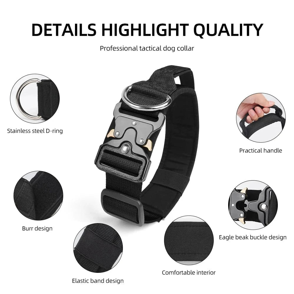 Tactical Combat Collar - Furry Tail Finds
