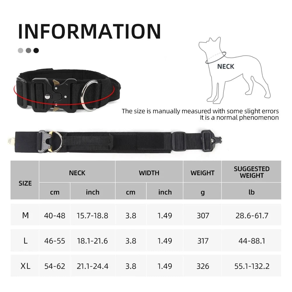 Tactical Combat Collar - Furry Tail Finds